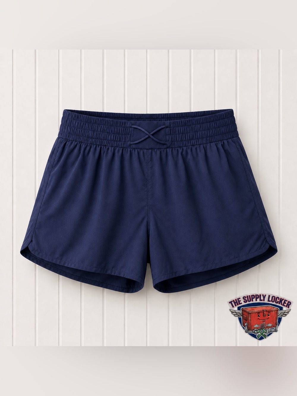 Mondetta Women’s XS Cord Shorts Ocean Cavern Blue Lined Athletic NWT